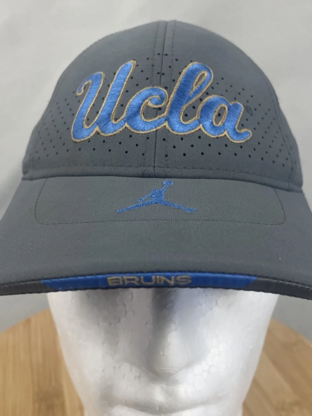 UCLA Bruins Jordan On-Field Youth Sideline Hat Gray Adjustable Baseball Cap